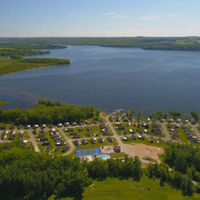 Birds Eye View of Bellmere Winds Golf Resort & Rice Lake