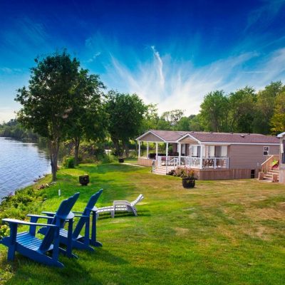 Waterfront Golf Cottages for sale with views of Rice Lake