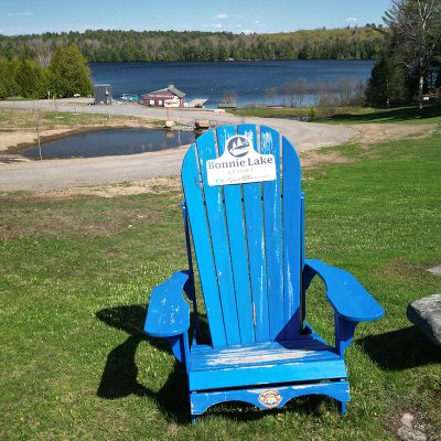 Take a Seat & a Selfie at Bonnie Lake Resort! Own or Rent at Muskoka Lakeside Resort Cottage