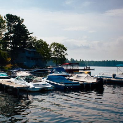 Don't forget the boat! Lantern Bay Resort is situated on the trent severn waterway which is perfect for fishing, boating, tubing and more!