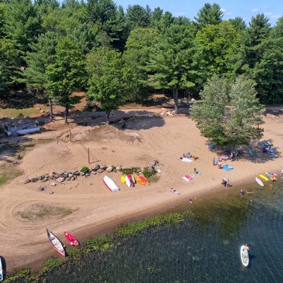 Enjoy the beach life at Bonnie Lake Resort in Muskoka | Lakeside All-Inclusive Resort Cottage