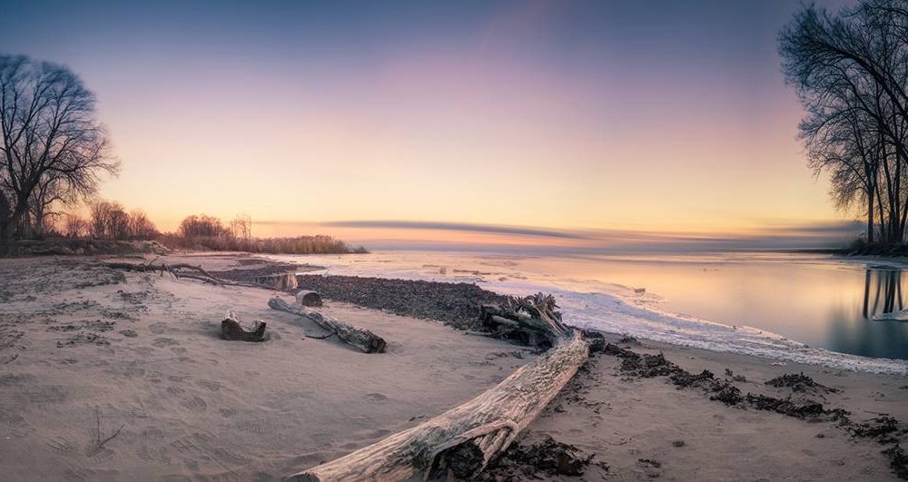 Saugeen Shores Winter Beach Scene | Port Elgin Ontario featured in the Toronto Star