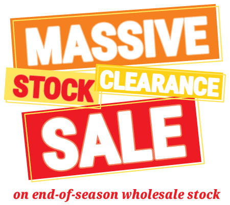 Massive End-of-Season Wholesale Stock Clearance