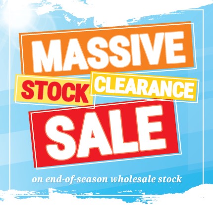 Massive Stock Clearance Sale