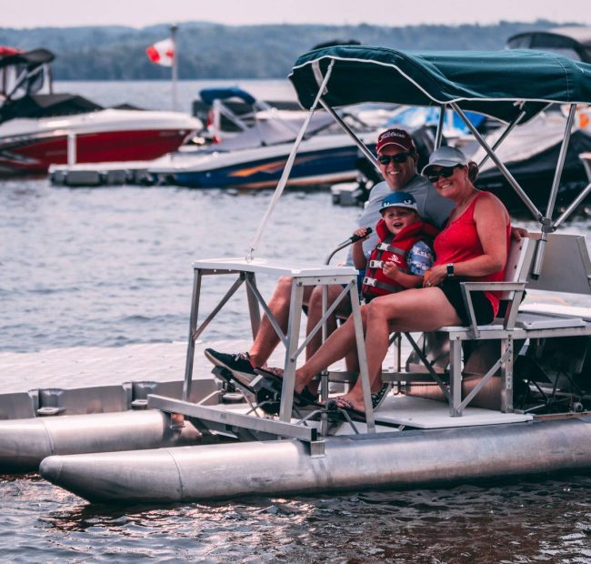 Bellmere Winds Golf Resort on Rice Lake offers families many water activities from boating and fishing to canoes, kayaks and paddle boats