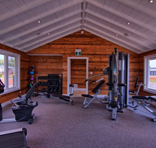 All-inclusive amenities including an on-site gym