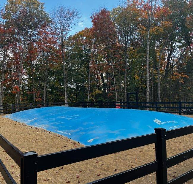 New Jumping Pillow at Bonnie Lake Resort makes for bouncy family fun, included!