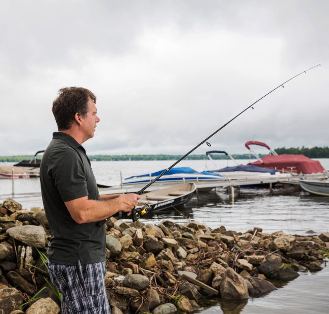 McCreary's Beach Resort Waterfront & Marina is the perfect place to cast your fishing line!