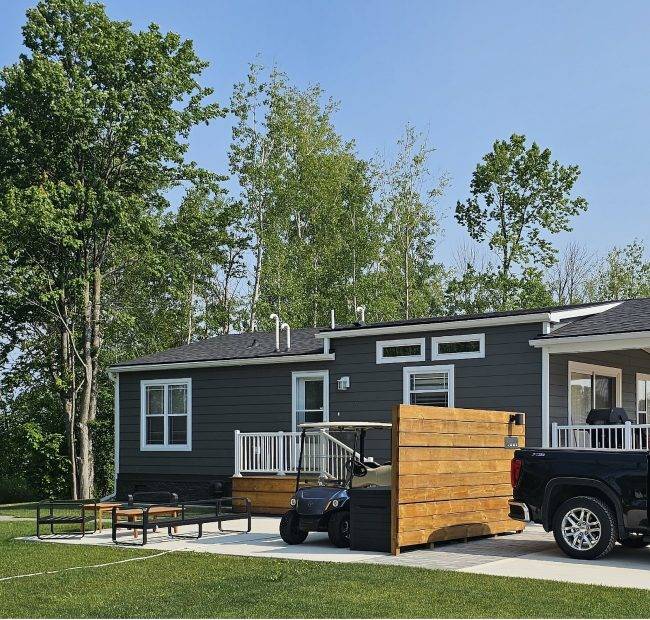 Port Elgin Estates & Resort Offering 3-Season and 4-Season Resort Cottages for Sale in Saugeen Shores, Ontario