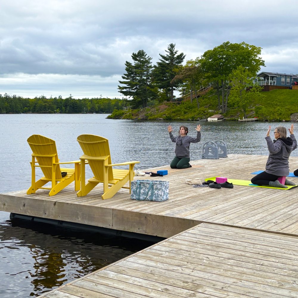 Lantern dock yoga