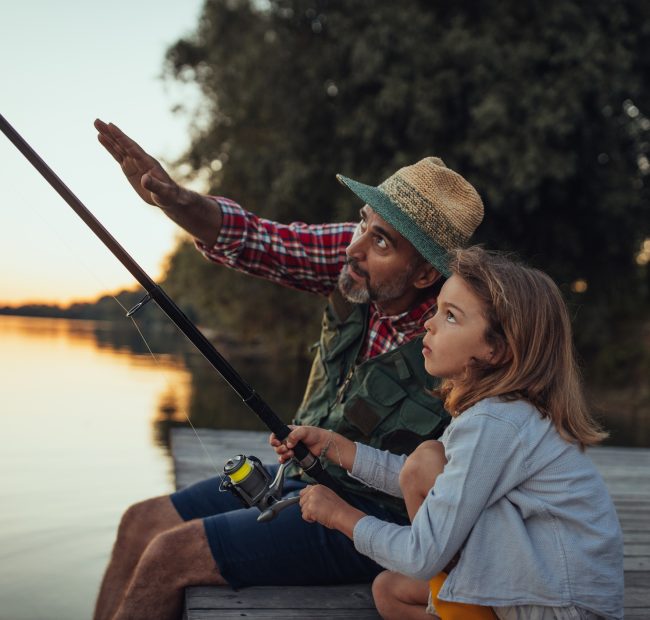 Fishing at the docks