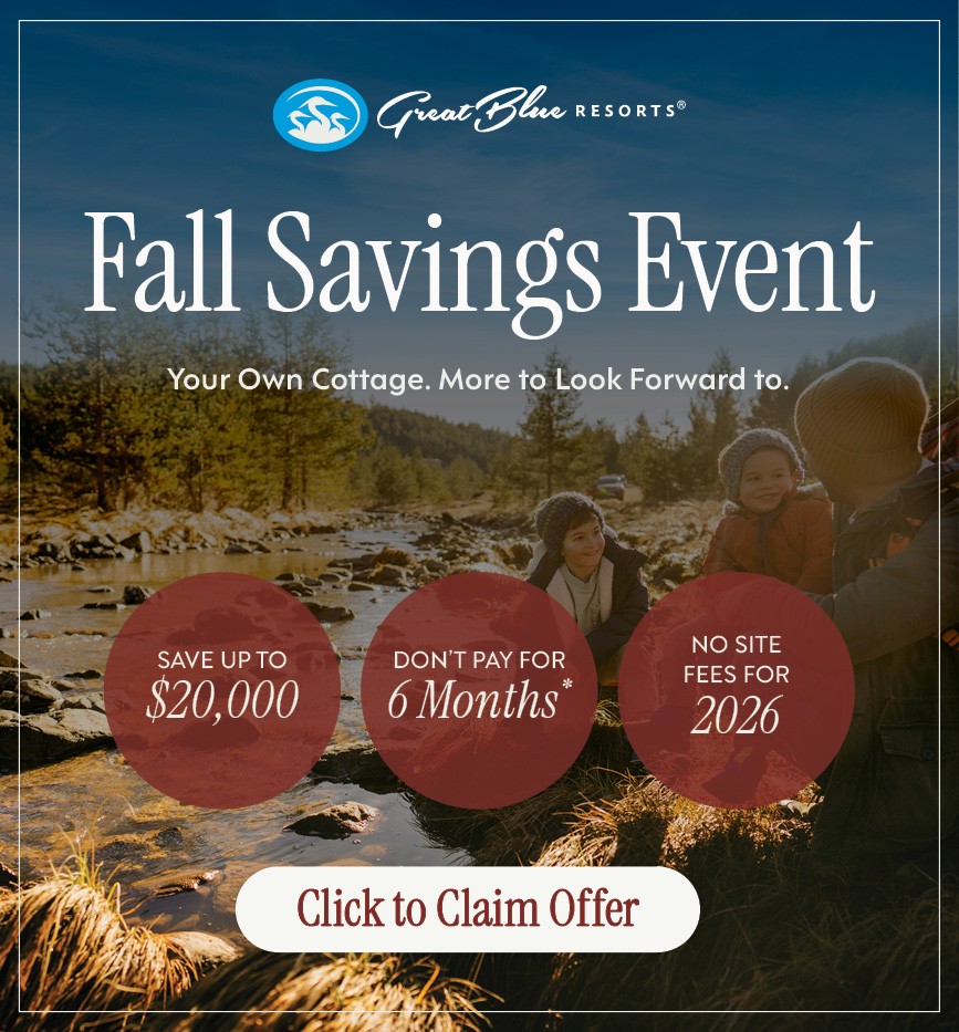 Fall Savings Event is on now at Great Blue Resorts | Click to Claim Offer